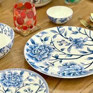 Buy GOLDEN QUEEN'S Handcrafted Dinner Plates: Set of 2 | Perfect for ...