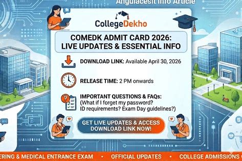 COMEDK Admit Card 2026 (Available) Live Updates: Download Link ...