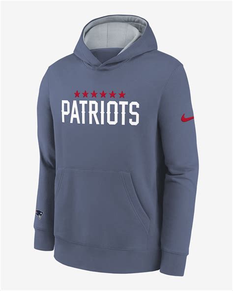 New England Patriots Rivalry Club Big Kids' Nike NFL Pullover Hoodie ...