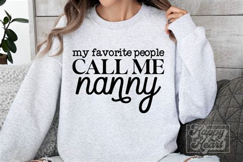 My Favorite People Call Me Nanny SVG - Mothers Day (4224045)