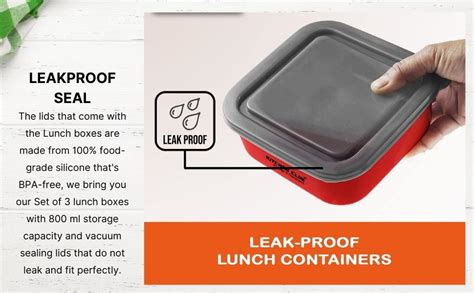 Buy KITCHEN CLUE Stainless Steel Lunch Container/Microwave Safe Re ...