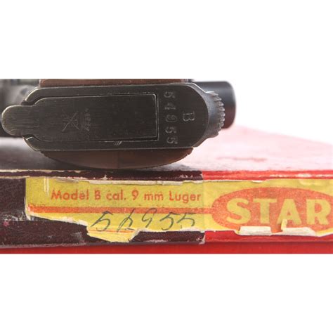 Deactivated RARE WW2 Spanish Star Model B Pistol