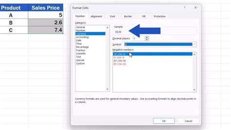 Image result for How to Add Dollar Sign Excel