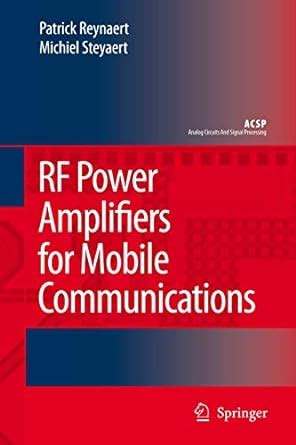 RF Power Amplifiers for Mobile Communications (Analog Circuits and ...