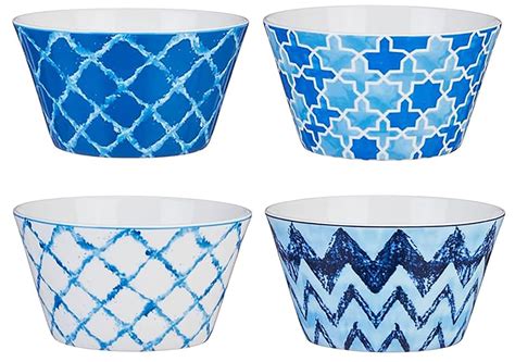 Amazon Brand - Solimo Ceramic Bowl, Set of 4 | Microwave & Dishwasher ...