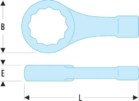 51B.36 Facom | Facom 51B Series Slogging Spanner, 36mm, Metric, 205 mm ...