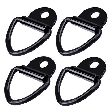 Buy 4 pcs Tie Down Anchors, D Tie Down Rings, Heavy Duty Stainless ...
