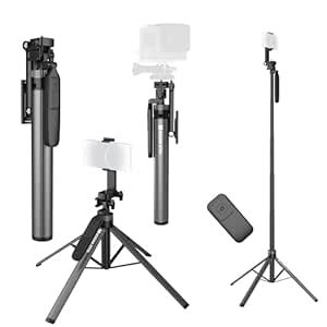 Kodak ST50 Selfie Stick Tripod with Metal Body, 360° Rotation, Remote ...