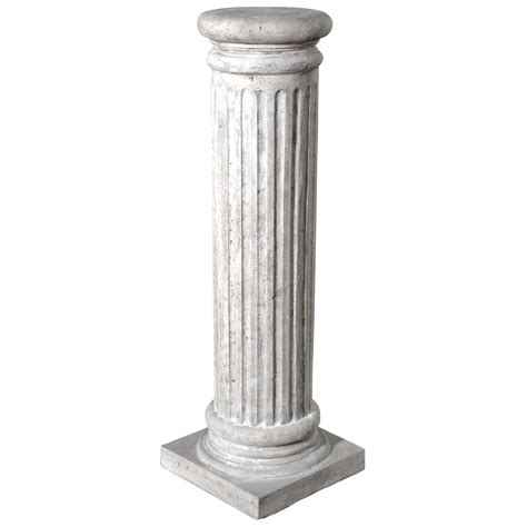 Design Toscano Classical Greek Fluted Plinth: Medium : Amazon.in: Home ...