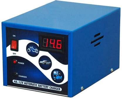 ELEKTRON'S Automatic Battery Charger for 2Wheeler, Car and Auto ...