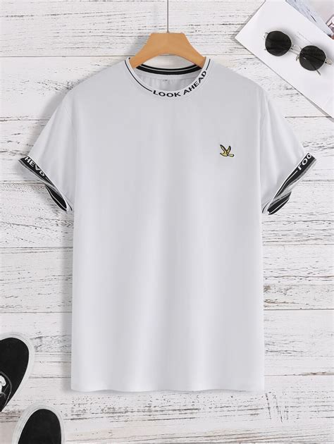 Manfinity Men Bird & Letter Graphic Tee | SHEIN USA