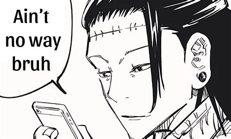 Kenjaku watching in the after life as sukuna takes his plan for the merger and somehow absorbs ...