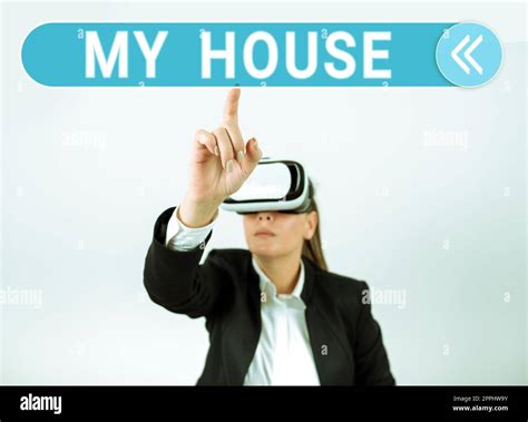 Text caption presenting My House. Word Written on A place or building where i live with the ... - where does live caption save