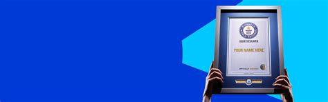 Premium Wooden Certificate Frames | Wall Displays – Guinness World Records