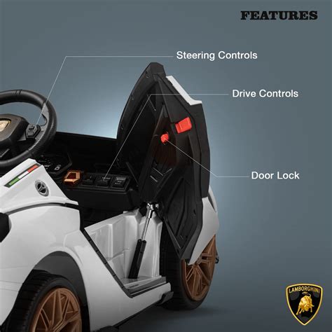 Baybee Licenced Lamborghini Battery Operated Car for Kids to drive ...