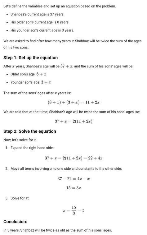 shahbaz is 37 years old and his two sons are 8 years and 3 years old ...