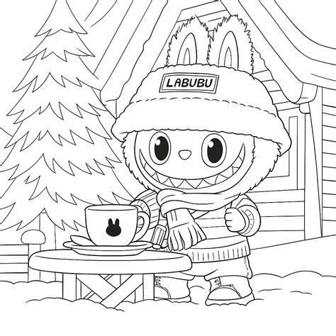 Free Labubu Coloring Pages – Whimsical Designs to Print and Color ...
