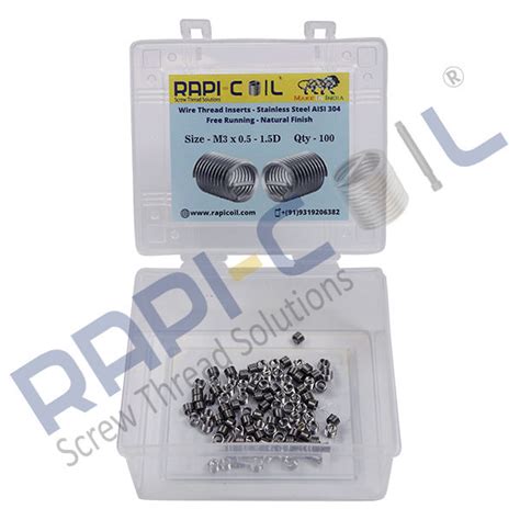 M3 x 0.5 Wire Thread Inserts kit | RAPI-COIL