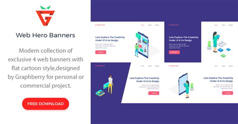 Web Hero Banners - graphberry.com
