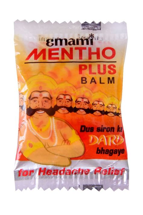 Emami Mentho Plus Balm, 0.9 ml Price, Uses, Side Effects, Composition ...