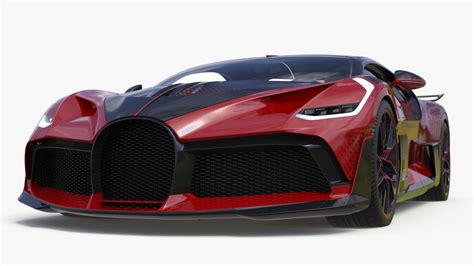 3D model Hypercar Luxury Racer Red | 3D Molier International