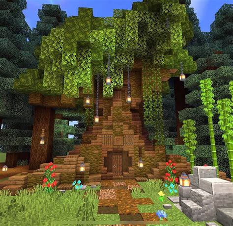 Image result for Minecraft Treehouse Tutorial