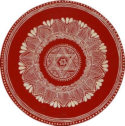 HIMADRI AIPAN Hand painted wall art Acrylic 10 inch x 10 inch Painting ...