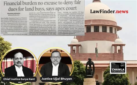 Supreme Court Clarifies Compensation Framework for National Highway ...