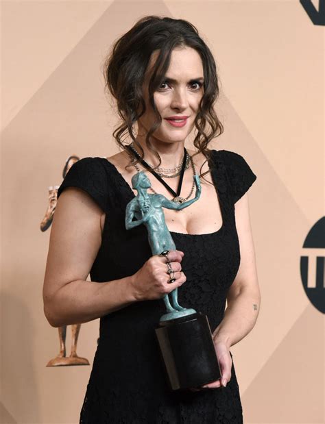 Winona Ryder – SAG Awards in Los Angeles 1/29/ 2017 • CelebMafia