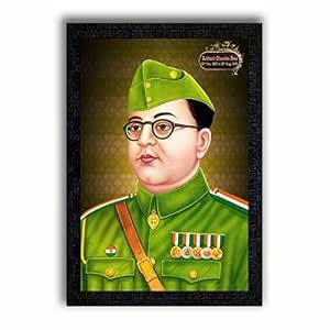 PNF UV Textured Framed Poster of of Subhash Chandra Bose-19837(13 ...