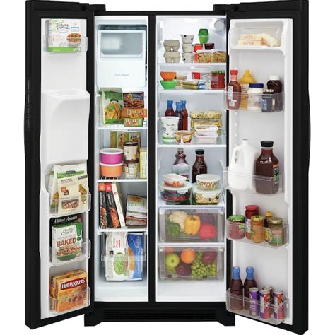 Frigidaire 22.3-cu ft Side-by-Side Refrigerator with Ice Maker, Water ...