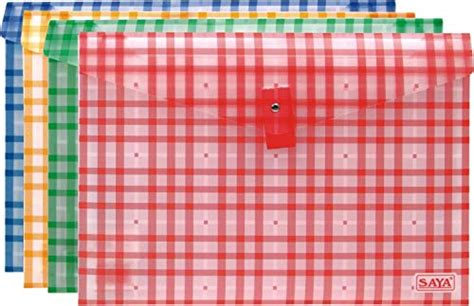 SAYA Clear Bag Superior - Transparent File Folder for Organized Office ...
