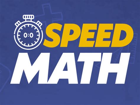 Image result for Math Speed
