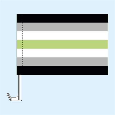 Agender Pride Car Flag – Flags and Flagpoles