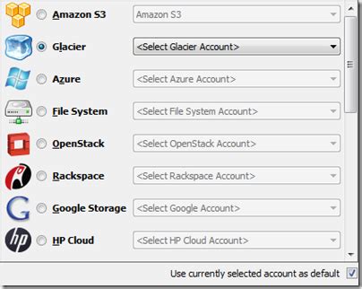 Using CloudBerry Backup with Amazon Glacier