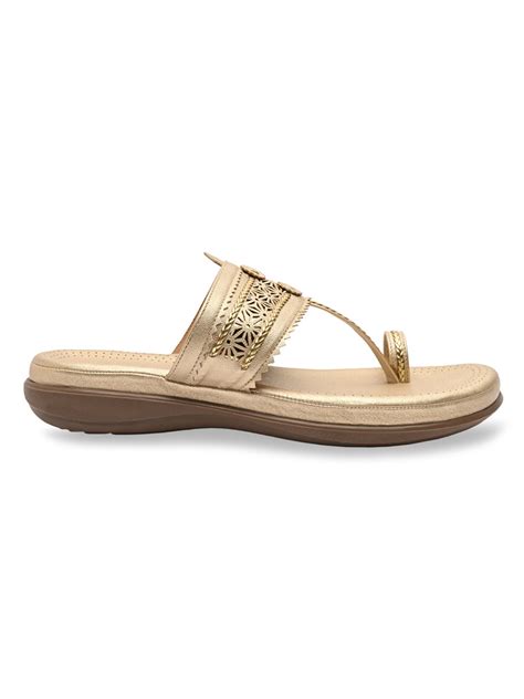 Shop Rocia By Regal Gold Women Comfort Laser Cut Kolhapuris Online