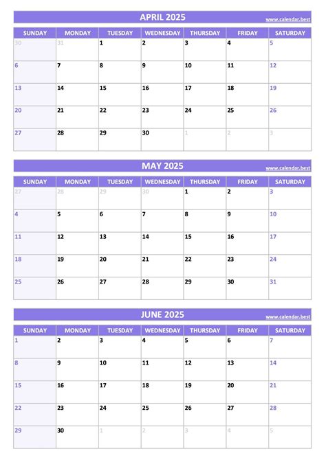 2014 Quarterly Calendar Template Quarterly Calendars 2025 Free