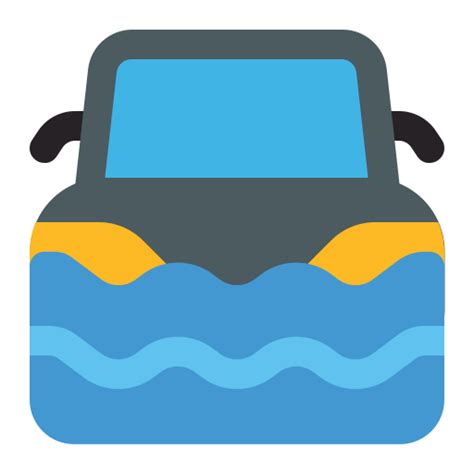 Drowning car - Free icons