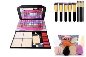 Nyn TYA FASHION MAKEUP KIT FOR GIRLS + ME NOW FAMILY SPONGE PUFF SET+10 ...