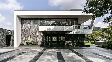 This 10,000-square-foot villa has stunning views of Khandala Valley