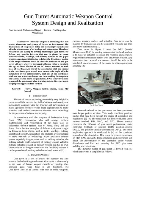 Image result for Weapon Control System