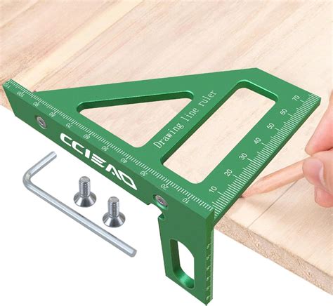 CCIEAO Metric 3D Carpenter Square with 45/90 Degree India | Ubuy