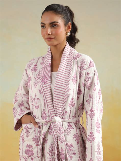 Explore & Buy Stylish Pink Printed Cotton Dress | Jaipur Morni