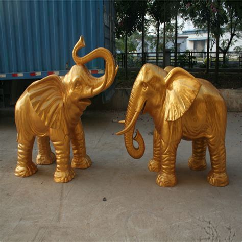 大象玻璃钢雕塑户外动物广场公园城市雕塑_玻璃钢雕塑 - 欧迪雅凡家具
