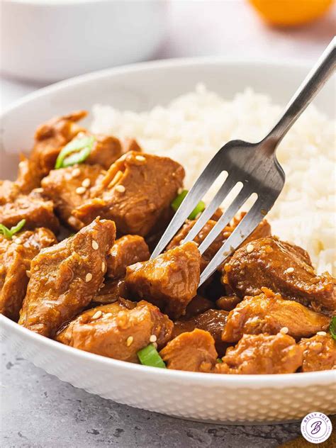 Slow Cooker Orange Chicken - Belly Full