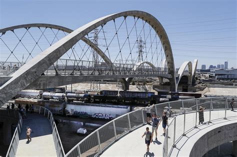 New 6th Street Viaduct officially opens to the public - Los Angeles Times