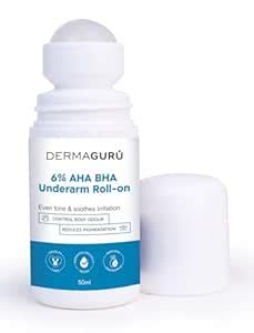 Buy Dermaguru 6% AHA BHA Underarm Roll-on Deodorant with Glycolic ...