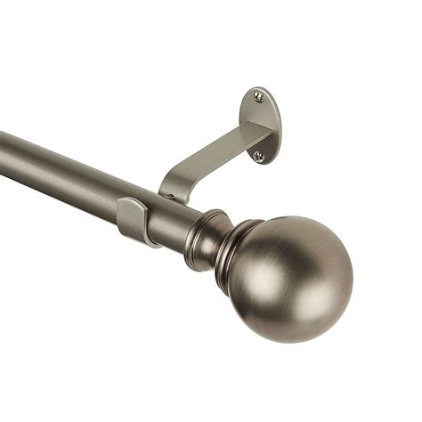 Elrene Home Fashions Cordelia 86-in to 120-in Antique Pewter Iron ...