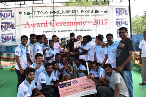 NIFT-TEA Premier League 3 - Award Ceremony 2017 | Nifttea.ac.in