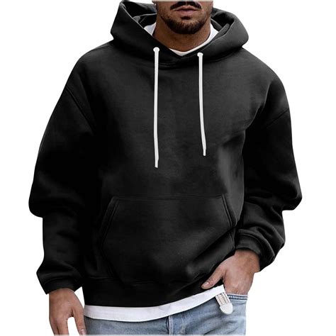 Hoodie for Men Big and Tall,Men Casual Overiszed Hoodies Round Neck ...